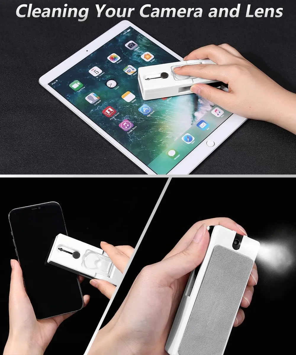 11Pcs Keyboard, Earbuds, Camera Lens, and Laptop Cleaning Brush Kit