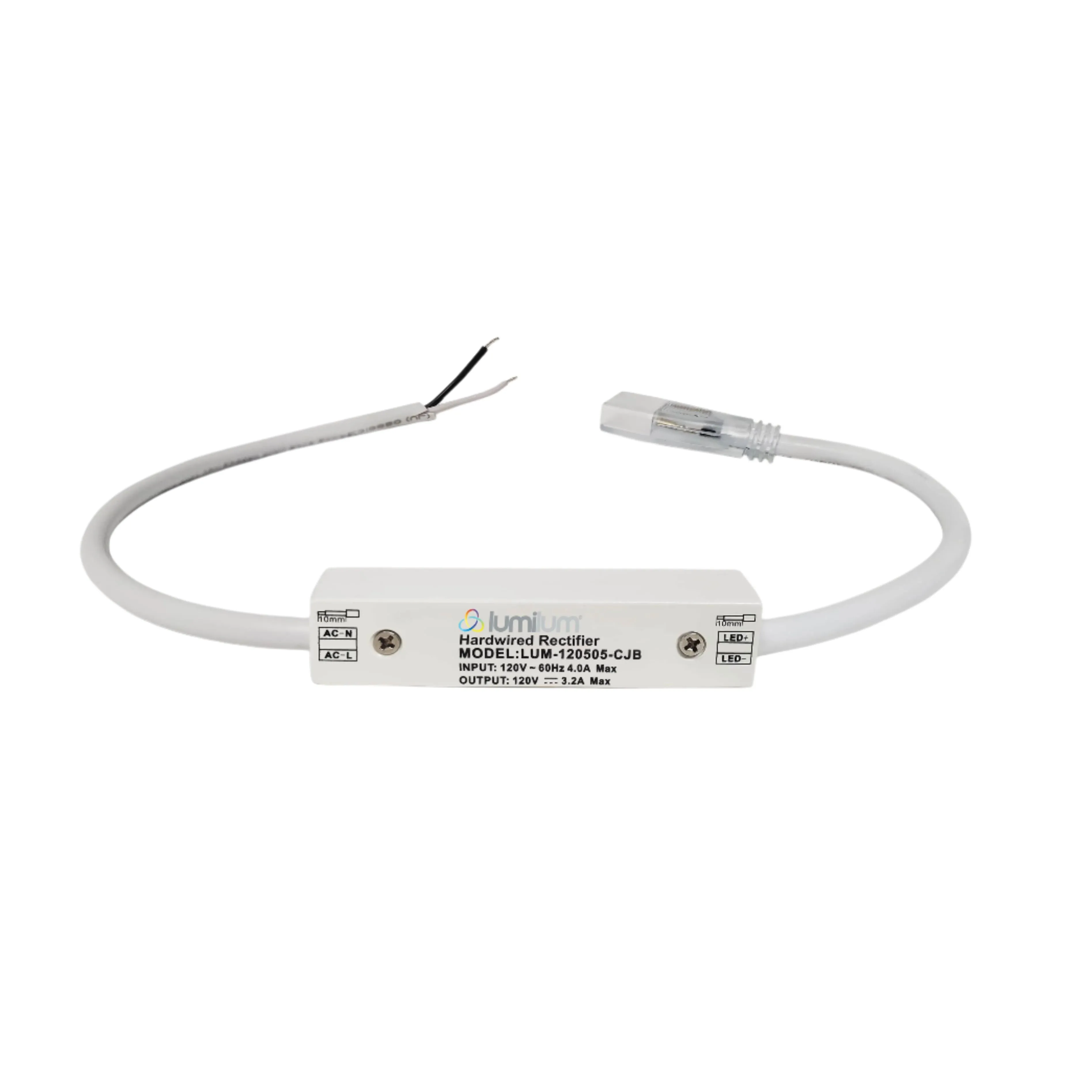 120V LED Strip Lights - Compact Hardwired LED Junction Box