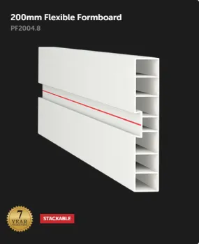 200mm FLEX Con-Form Board 4.8m
