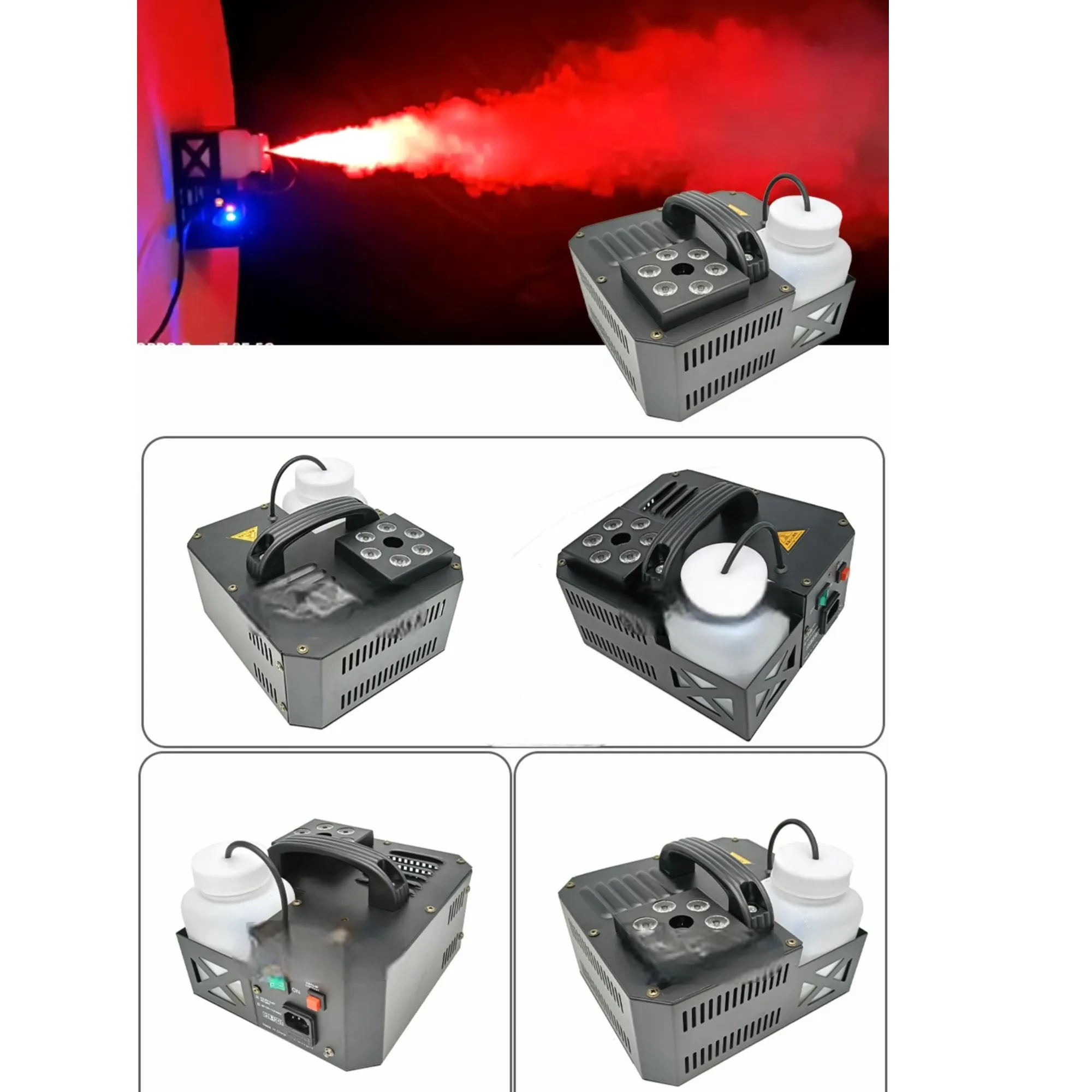 3-In-1 600W Led Rgb Fog/Smoke Machine Dj Launcher For Stage Yl-Fm600L