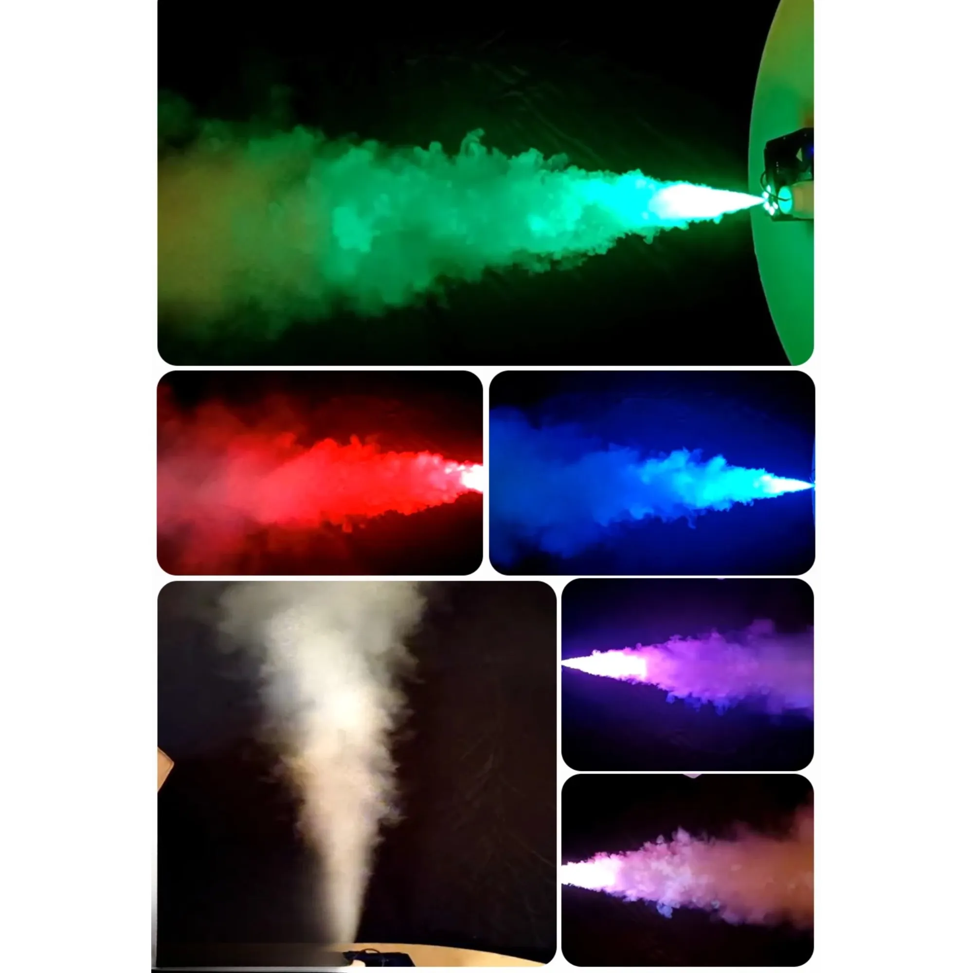 3-In-1 600W Led Rgb Fog/Smoke Machine Dj Launcher For Stage Yl-Fm600L