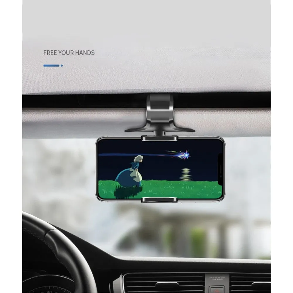 3 in 1 Car GPS Smartphone Holder: Dashboard / Visor Clamp   AC Grid Clip for Micromax A88, Canvas Music - Black