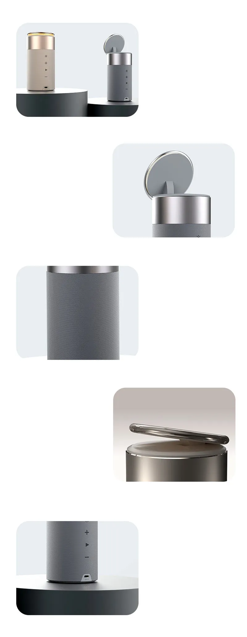 3 In 1 Multi-Function Wireless Charger and Speaker