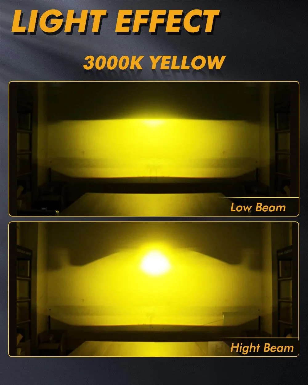 🆕3 Inch 104W Bi-LED Projector Lens Fog Light 3-Colors Switchback Hyperboid Lens Fog Light With High Beam Auxiliary For Toyota/Honda | 2 PCS/Set