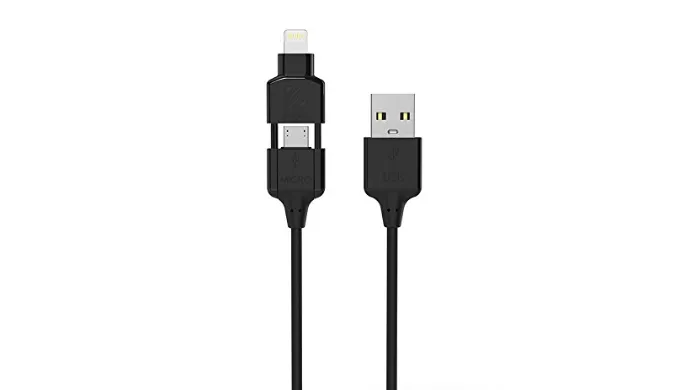 3 Pack: SCOSCHE StrikeLine Pro Charge & Sync Apple MFi Certified Cable for Lightning & micro USB Devices
