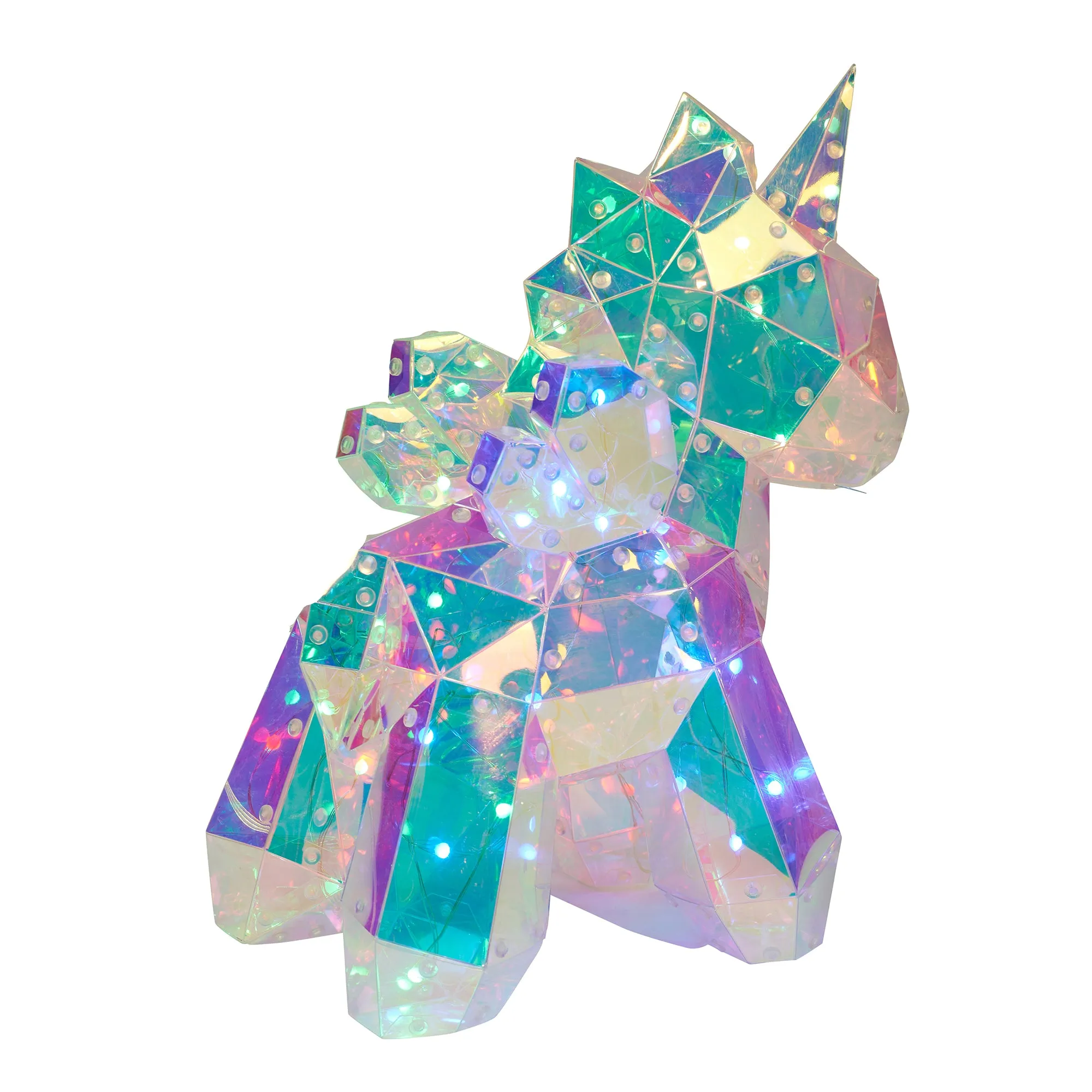 37300-C - Enchanting PET Unicorn LED Lights: Vibrant RGB Glow with USB Power
