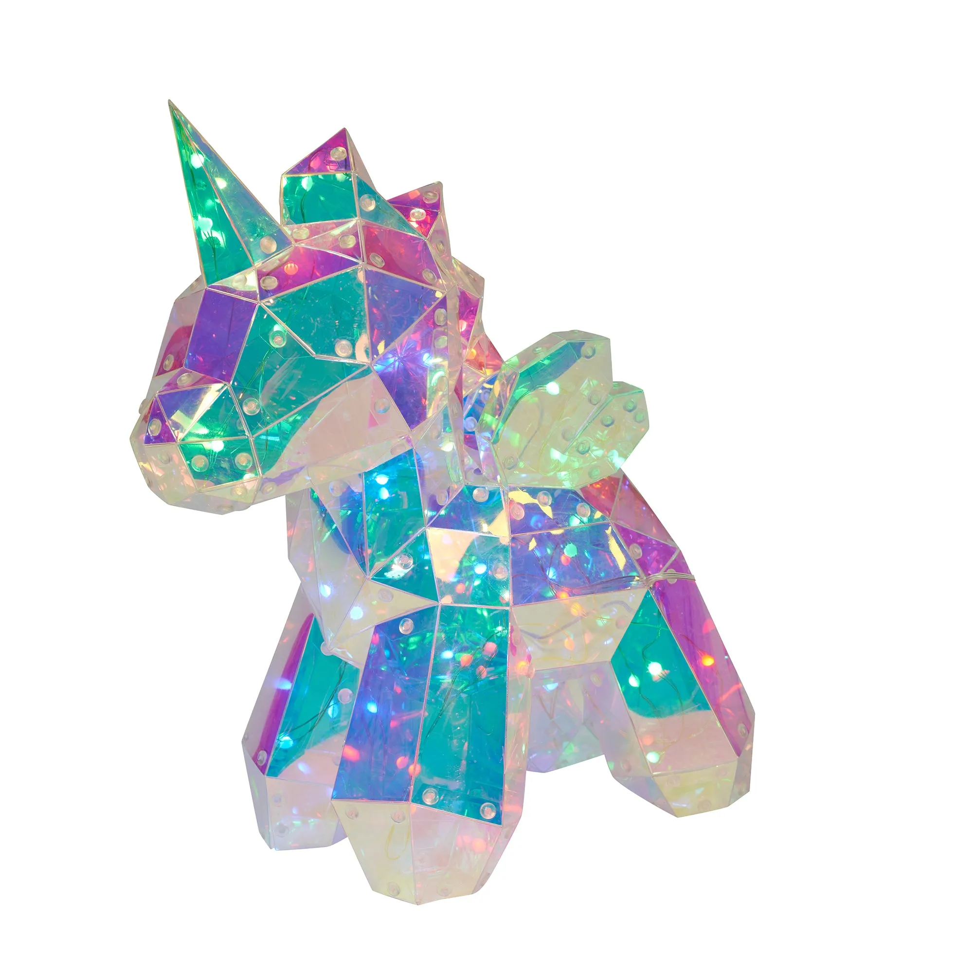 37300-C - Enchanting PET Unicorn LED Lights: Vibrant RGB Glow with USB Power