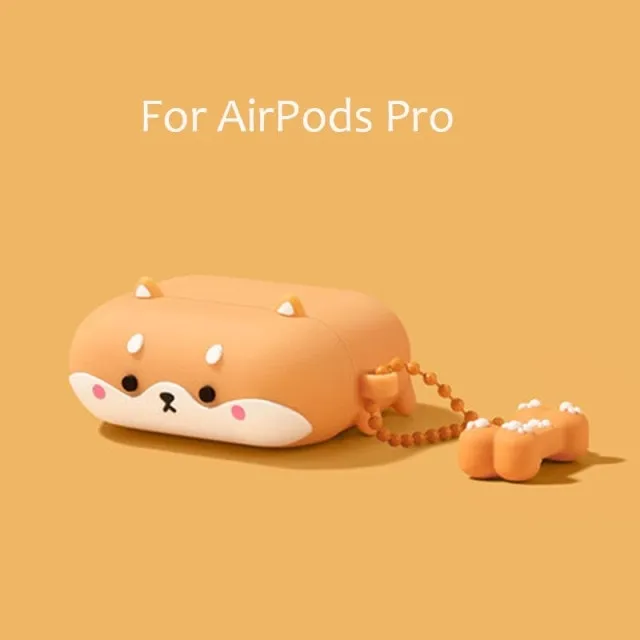 3D Shiba Inu Airpod Case