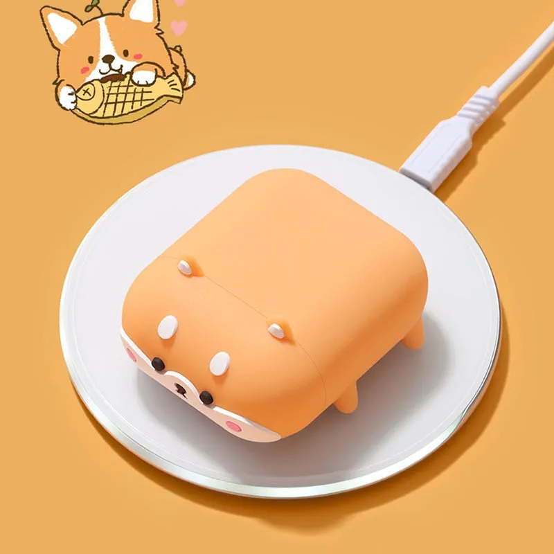 3D Shiba Inu Airpod Case