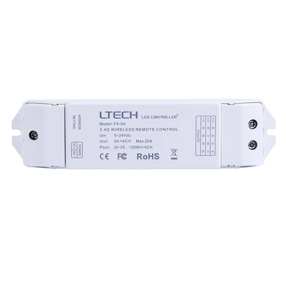 4 Channel Rf Led Strip Receiver White Havit Commercial - Hcp-76242