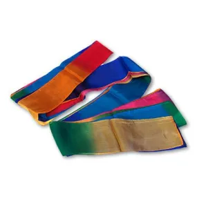 4 inch by 30 foot Multicolor Silk Streamer by Magic by Gosh