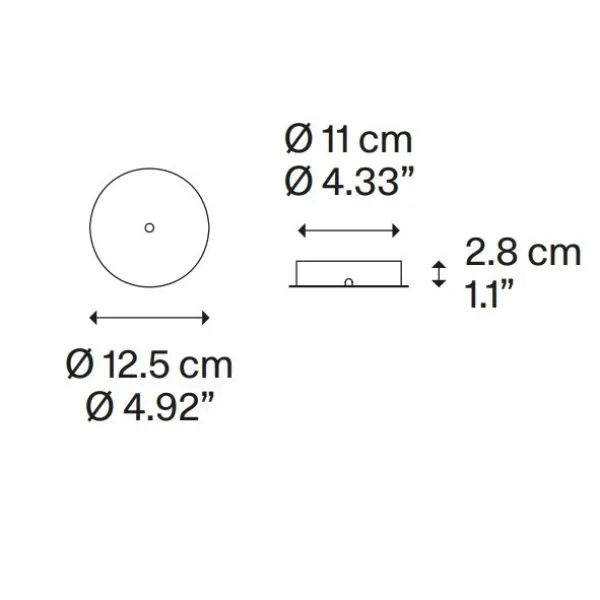 4 Lights Radial Cluster