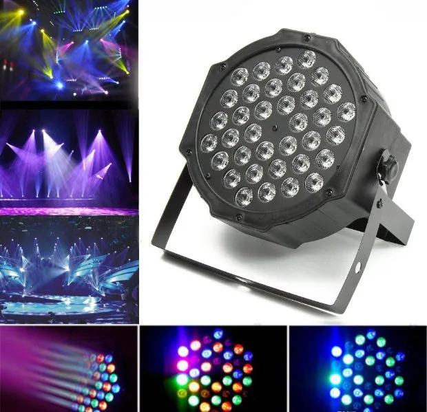 4 X 36LEDs Professional DMX-512 RGB LED Strobe Stage PAR Light 5 in 1