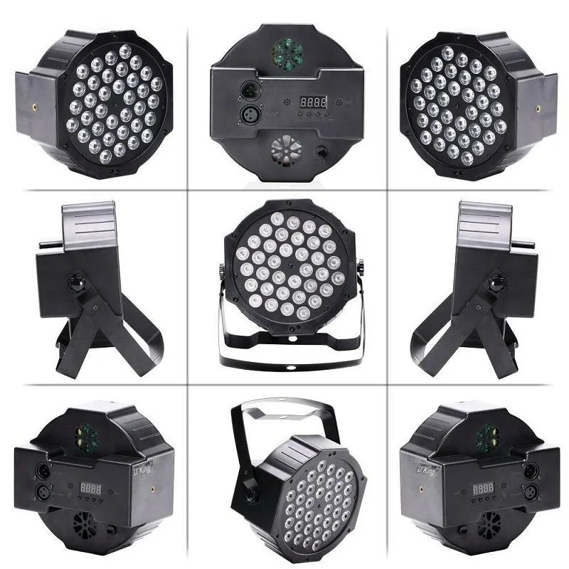 4 X 36LEDs Professional DMX-512 RGB LED Strobe Stage PAR Light 5 in 1