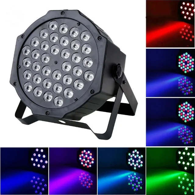 4 X 36LEDs Professional DMX-512 RGB LED Strobe Stage PAR Light 5 in 1