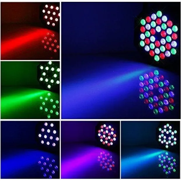 4 X 36LEDs Professional DMX-512 RGB LED Strobe Stage PAR Light 5 in 1