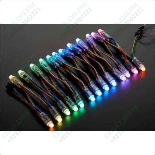 50 Led’s Pack 12mm Neo Pixels Addressable Led Diffused Digital Rgb Pixel Led Light