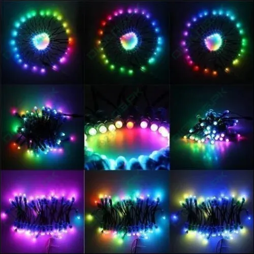 50 Led’s Pack 12mm Neo Pixels Addressable Led Diffused Digital Rgb Pixel Led Light