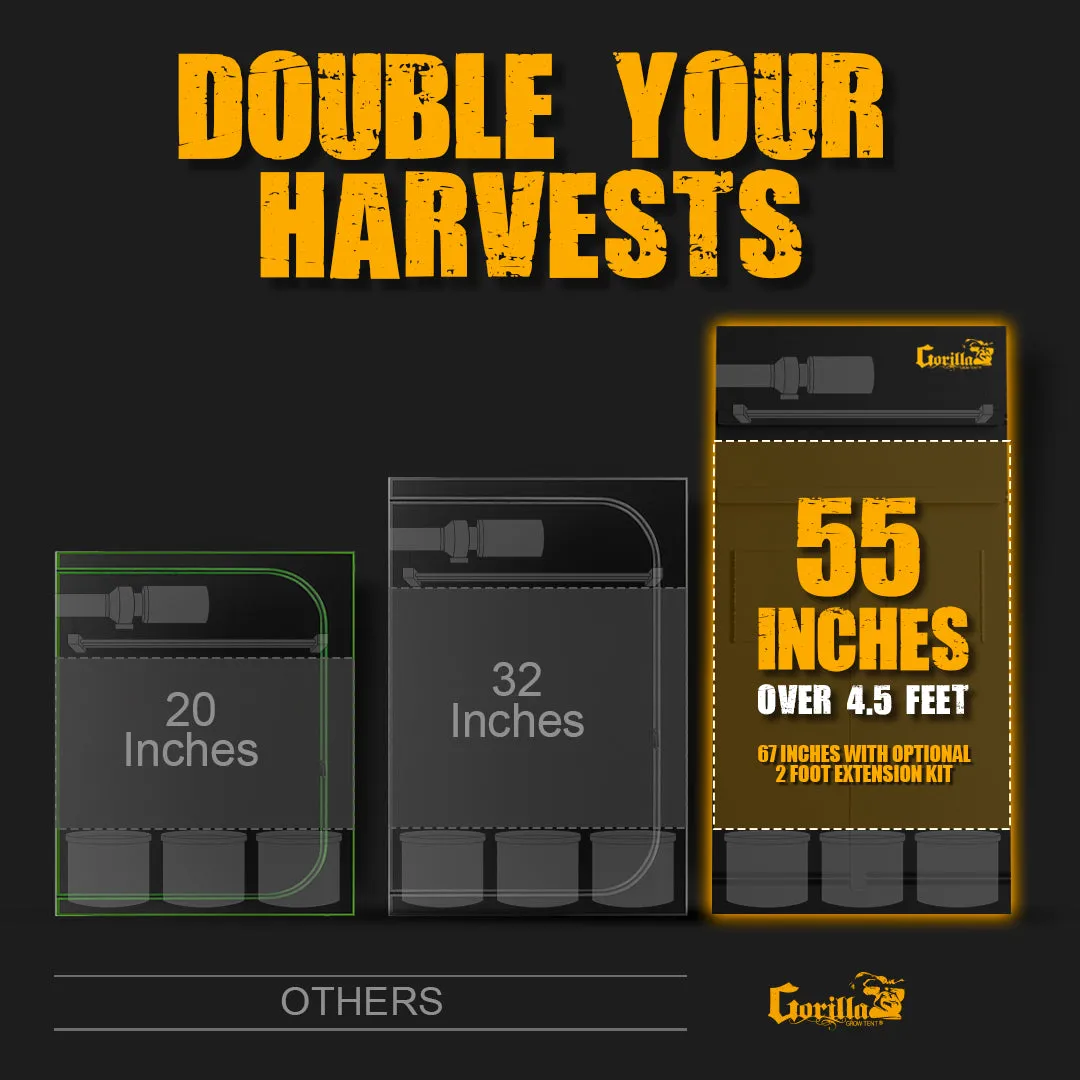 5x5 Grow Tent Kit Pro - Soil with X750