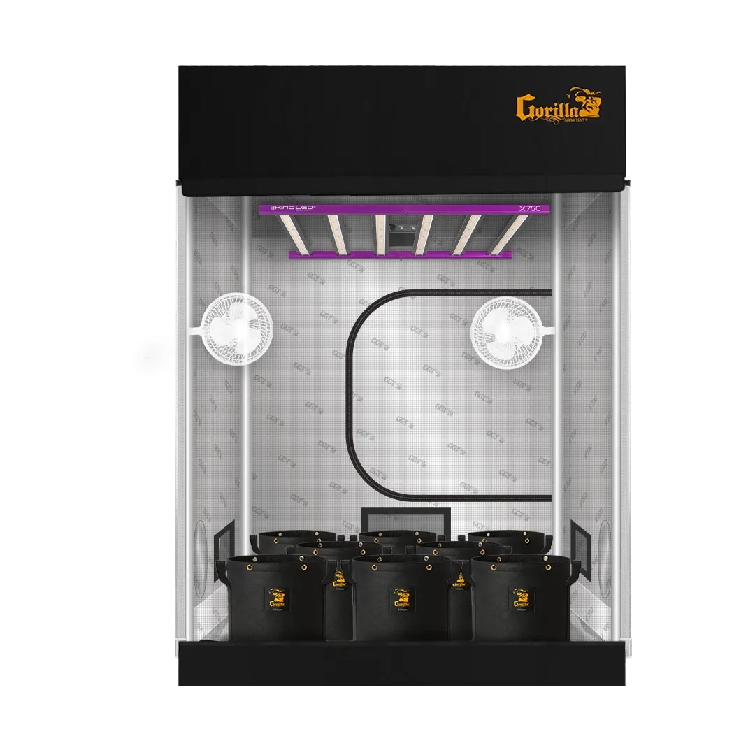 5x5 Grow Tent Kit Pro - Soil with X750