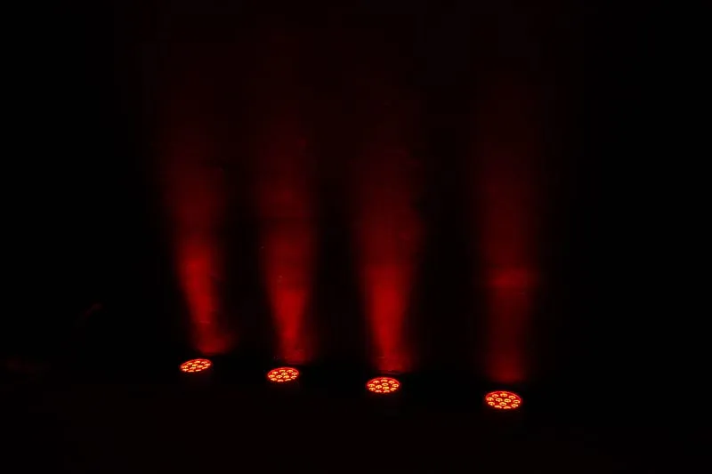 6) Rockville RockPAR TRI LED RGB Compact Par Can DJ DMX Wash Lights Remote Black (6) ROCKPAR TRI BLACK
