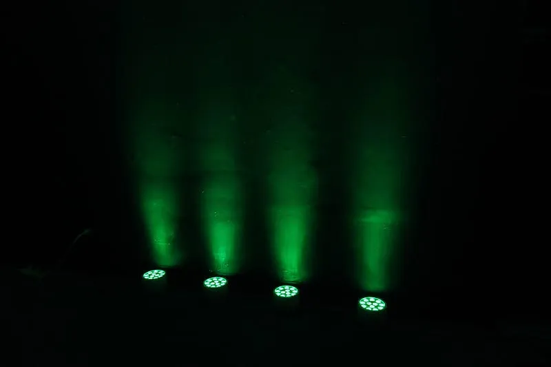 6) Rockville RockPAR TRI LED RGB Compact Par Can DJ DMX Wash Lights Remote Black (6) ROCKPAR TRI BLACK