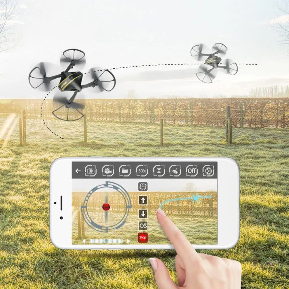 720P WiFi Foldable Headless Quadcopter Drone
