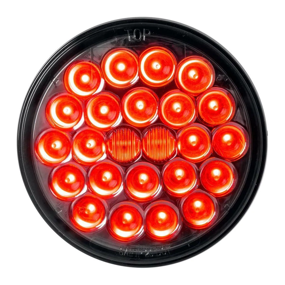 78276BP smoked red led 4" pearl stop turn tail universal mount dot approved new 78276bp