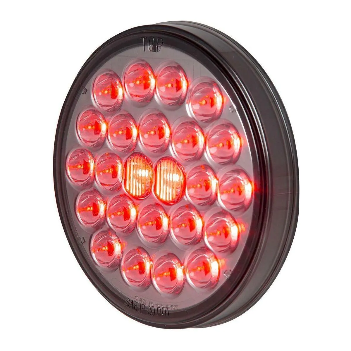 78276BP smoked red led 4" pearl stop turn tail universal mount dot approved new 78276bp