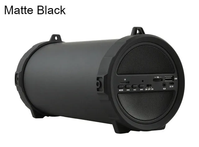 89mm Big Bass Outdoor Bluetooth Speaker Wireless Sports Portable Subwoofer Bike Car music Speakers Radio FM Mp3 player