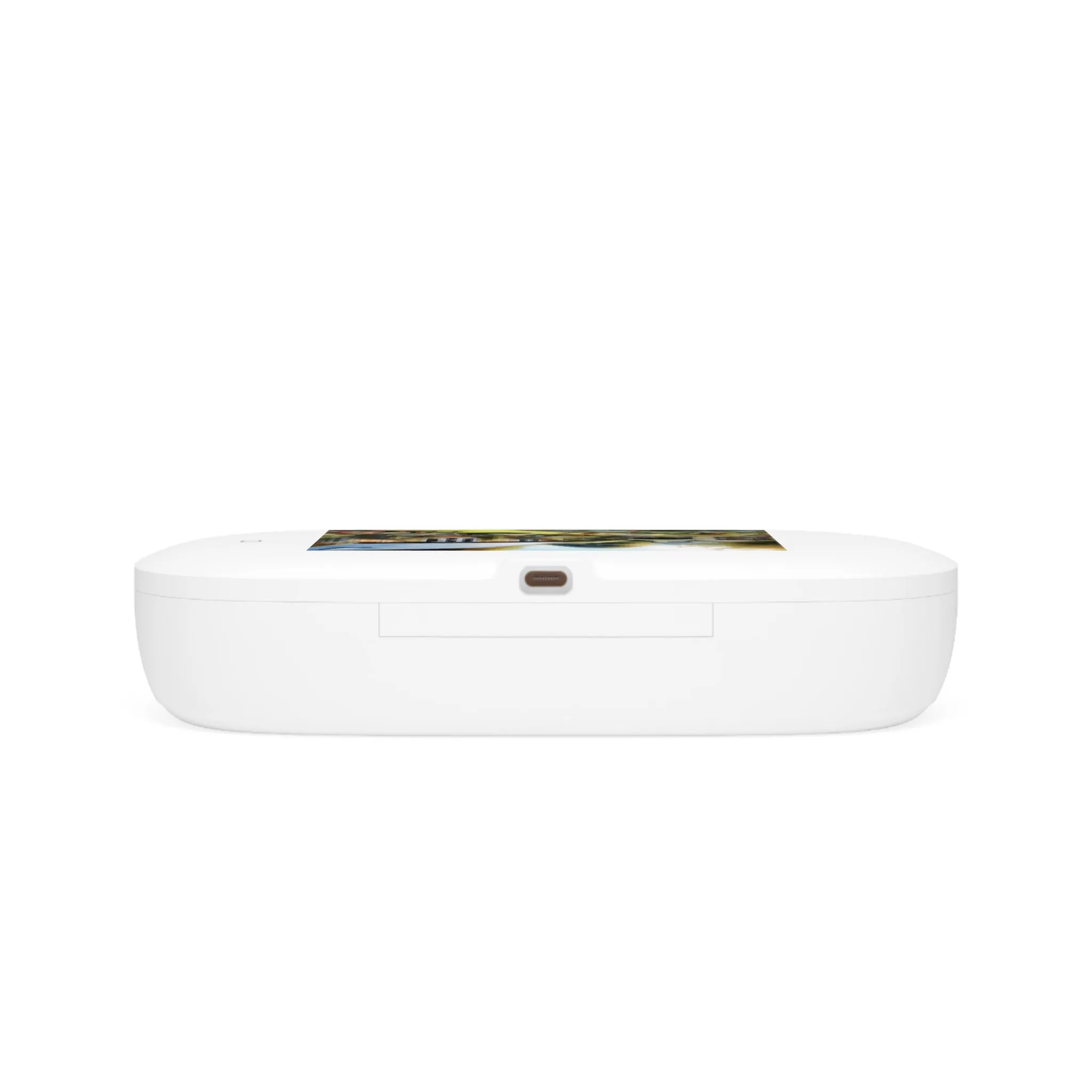 A wooden hut and a cute  garden in the rural UV Phone Sanitizer and Wireless Charging Pad