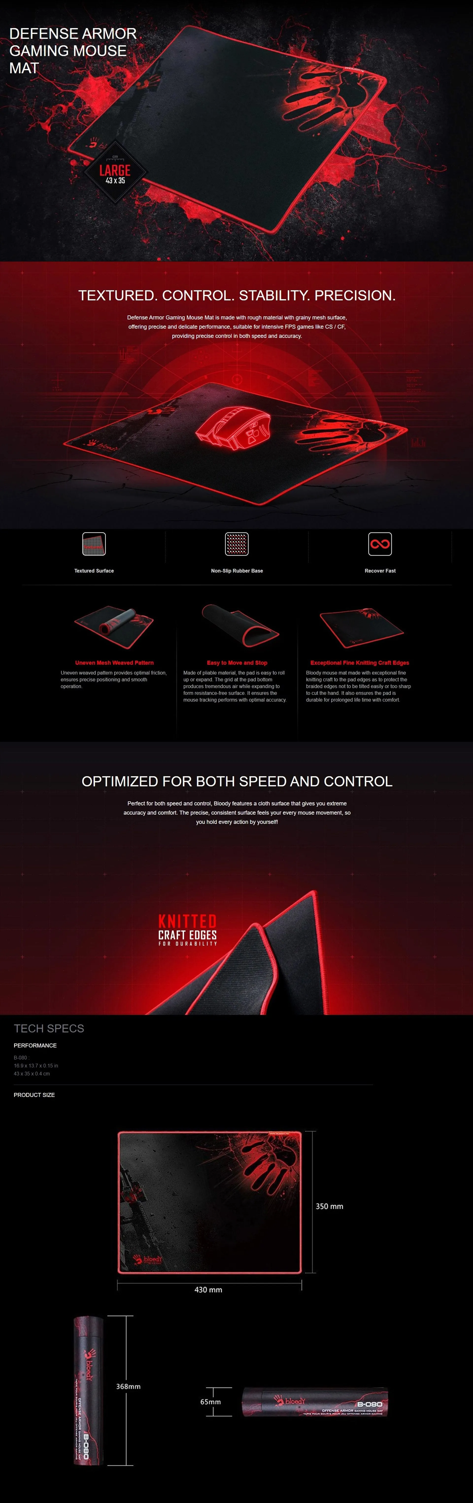 A4tech B080 Bloody Gaming Mousepad