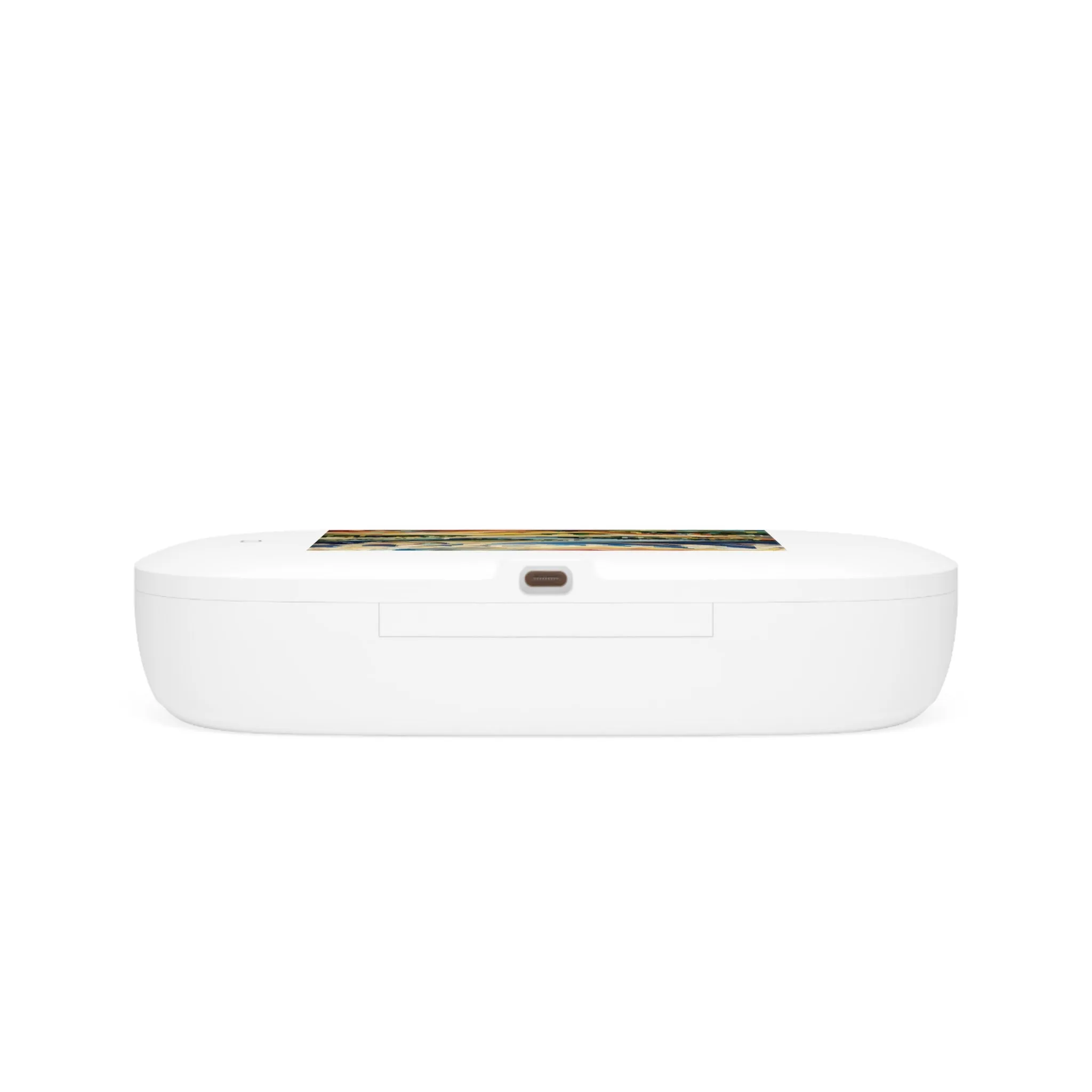 Abstract colorful countryside landscape UV Phone Sanitizer and Wireless Charging Pad