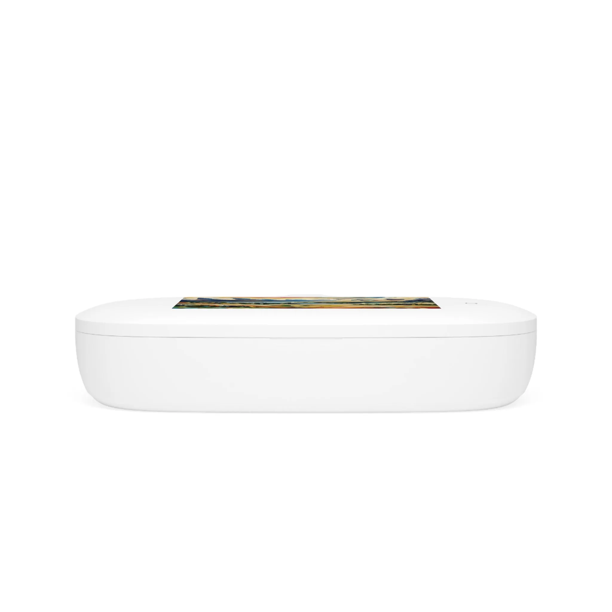 Abstract colorful countryside landscape UV Phone Sanitizer and Wireless Charging Pad