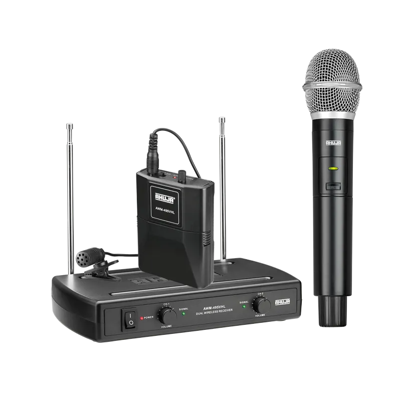 Ahuja PA Microphone ,80-12,000Hz - AWM495VHL