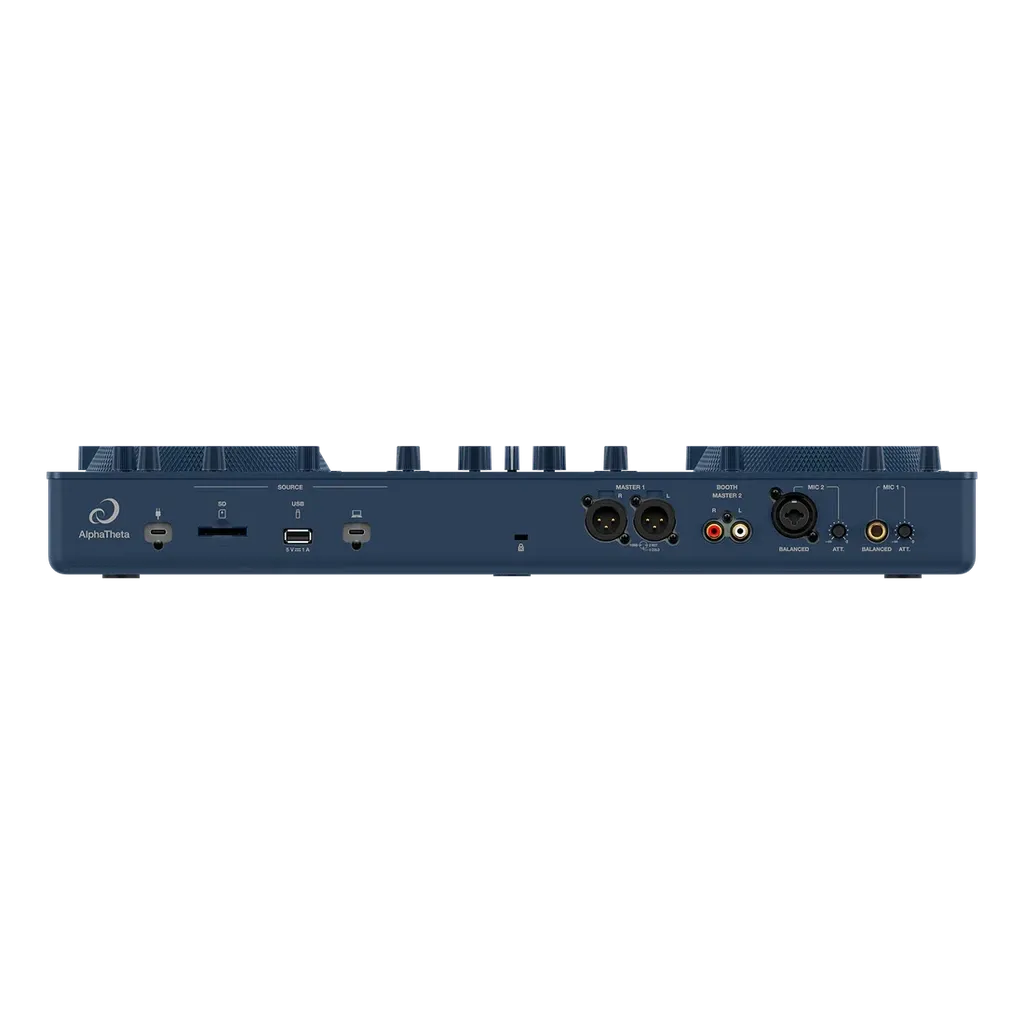 AlphaTheta Omnis Duo 2-deck Portable Battery-Powered All-in-One DJ System with Bluetooth