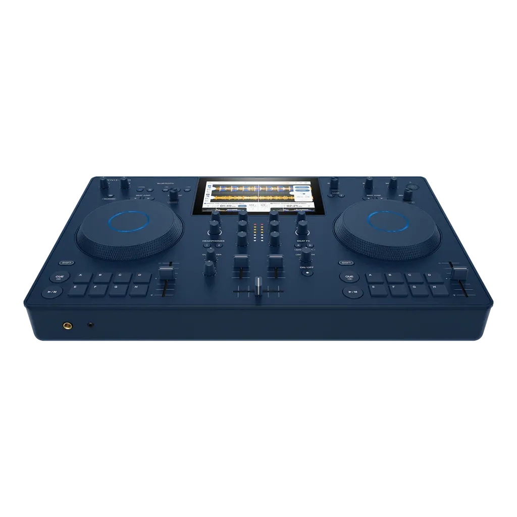 AlphaTheta Omnis Duo 2-deck Portable Battery-Powered All-in-One DJ System with Bluetooth