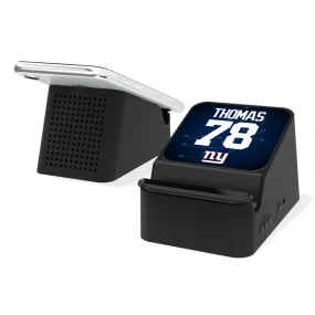 Andrew Thomas New York Giants 78 Ready Wireless Charging Station and Bluetooth Speaker