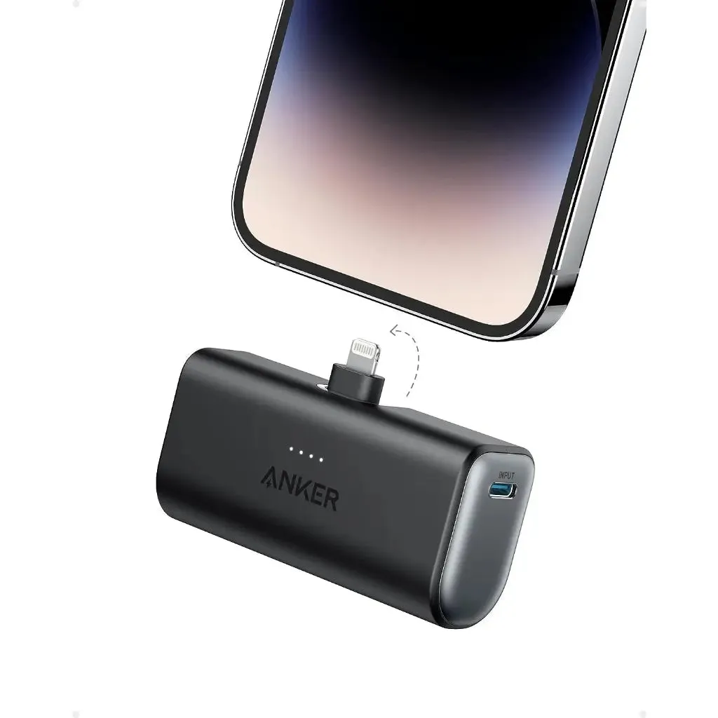 Anker Power Bank 621 Powercore 5000mAh 12W Lightning MFI Connector Portable Charger A1645