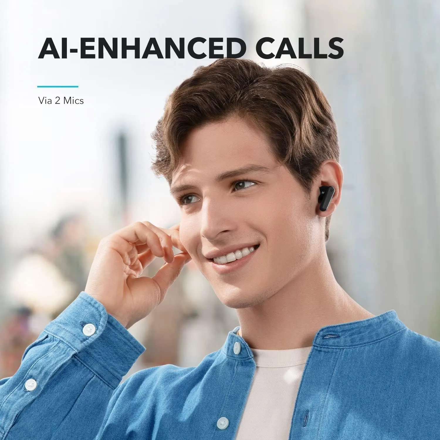 Anker Soundcore R50i NC Noise Cancelling Earbuds with Bluetooth 5.4 & Upto 45 Hours Playtime