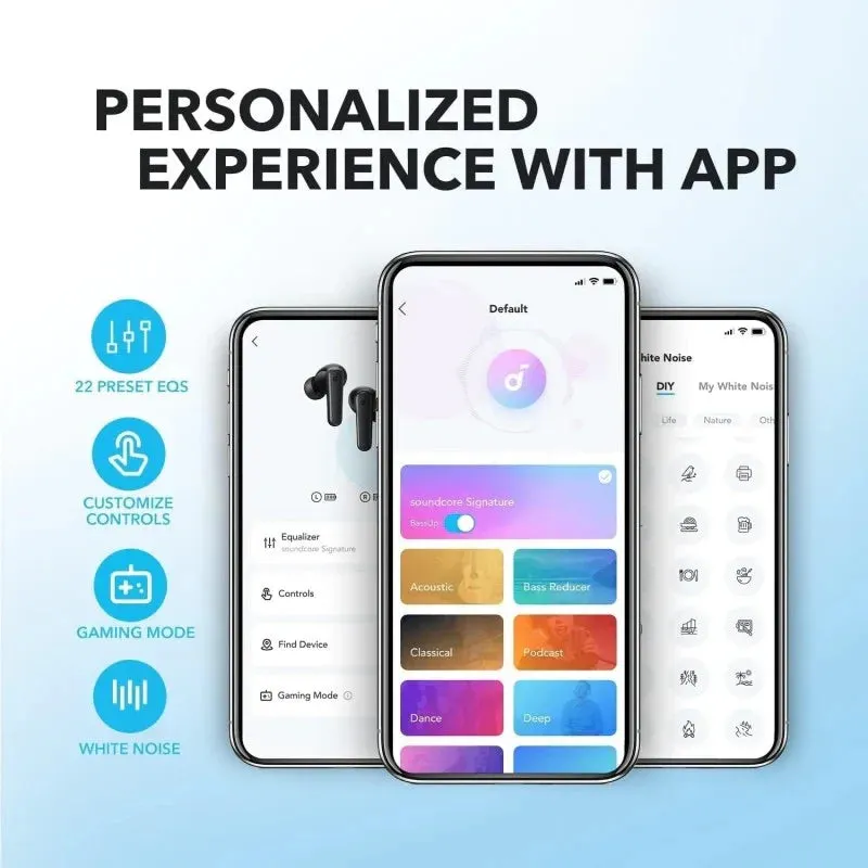 Anker Soundcore R50i NC Noise Cancelling Earbuds with Bluetooth 5.4 & Upto 45 Hours Playtime