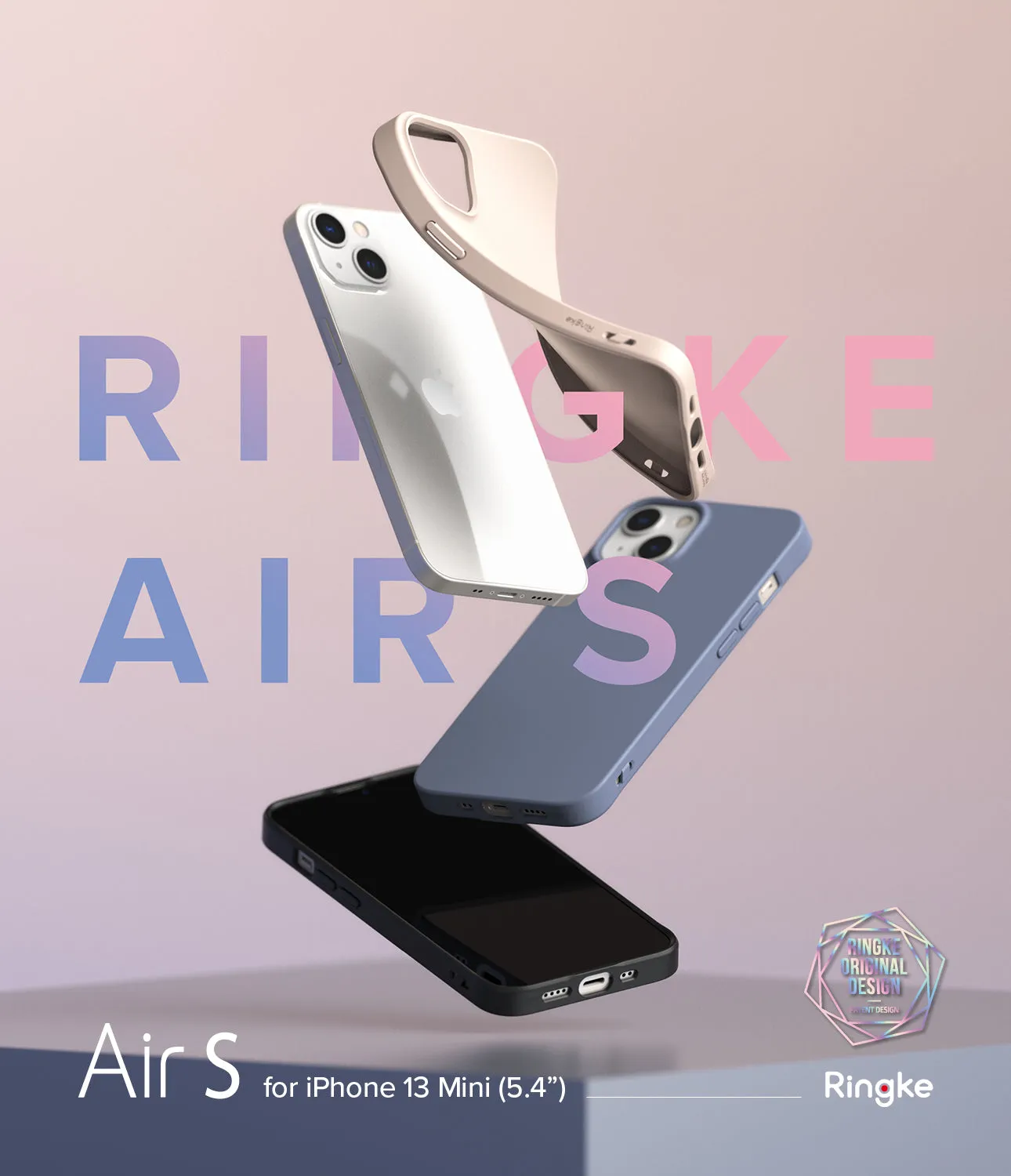 Apple iPhone 13 mini Case Cover| Air-S Series | Lavender Gray