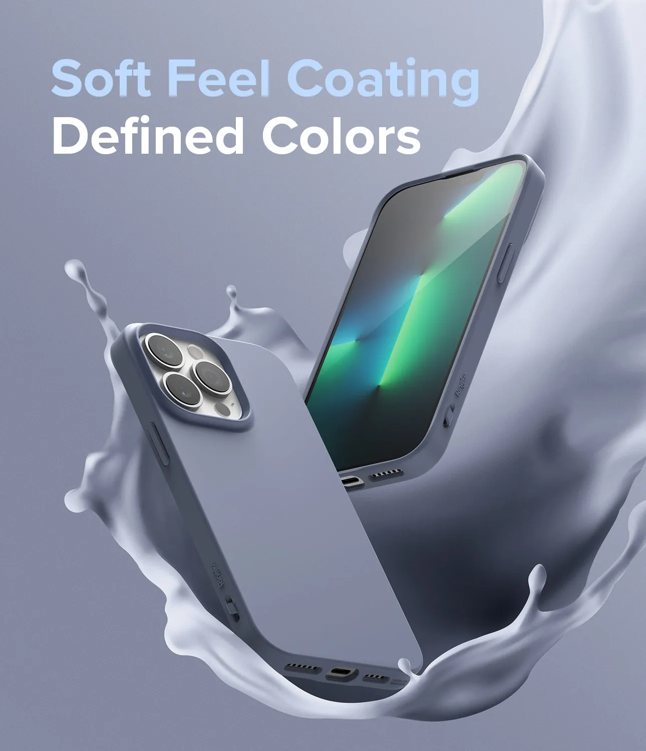 Apple iPhone 13 Pro Max Case Cover| Air-S Series | Lavender Grey