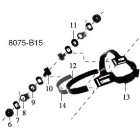 Astro Pneumatic 8075-B15 8075 Head Gear Assmbly