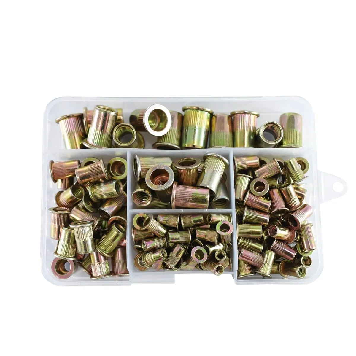 Astro Pneumatic Rn120 120Pc Steel Rivet Nut Assortment - Sae