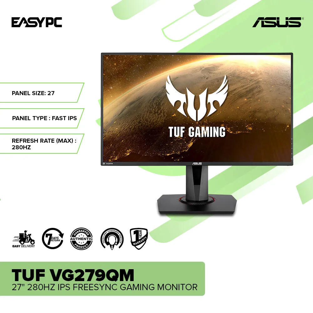 Asus TUF VG279QM 27 280Hz IPS FreeSync Gaming Monitor