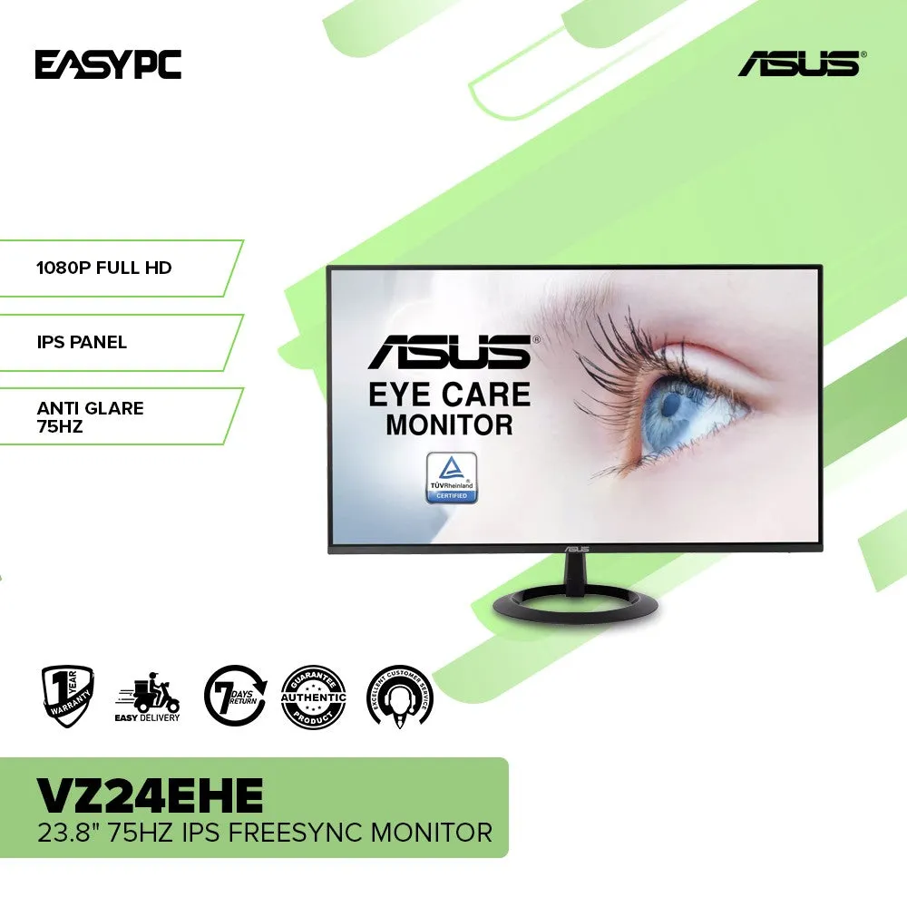 ASUS-VZ24EHE 23.8" 75Hz IPS FreeSync Monitor