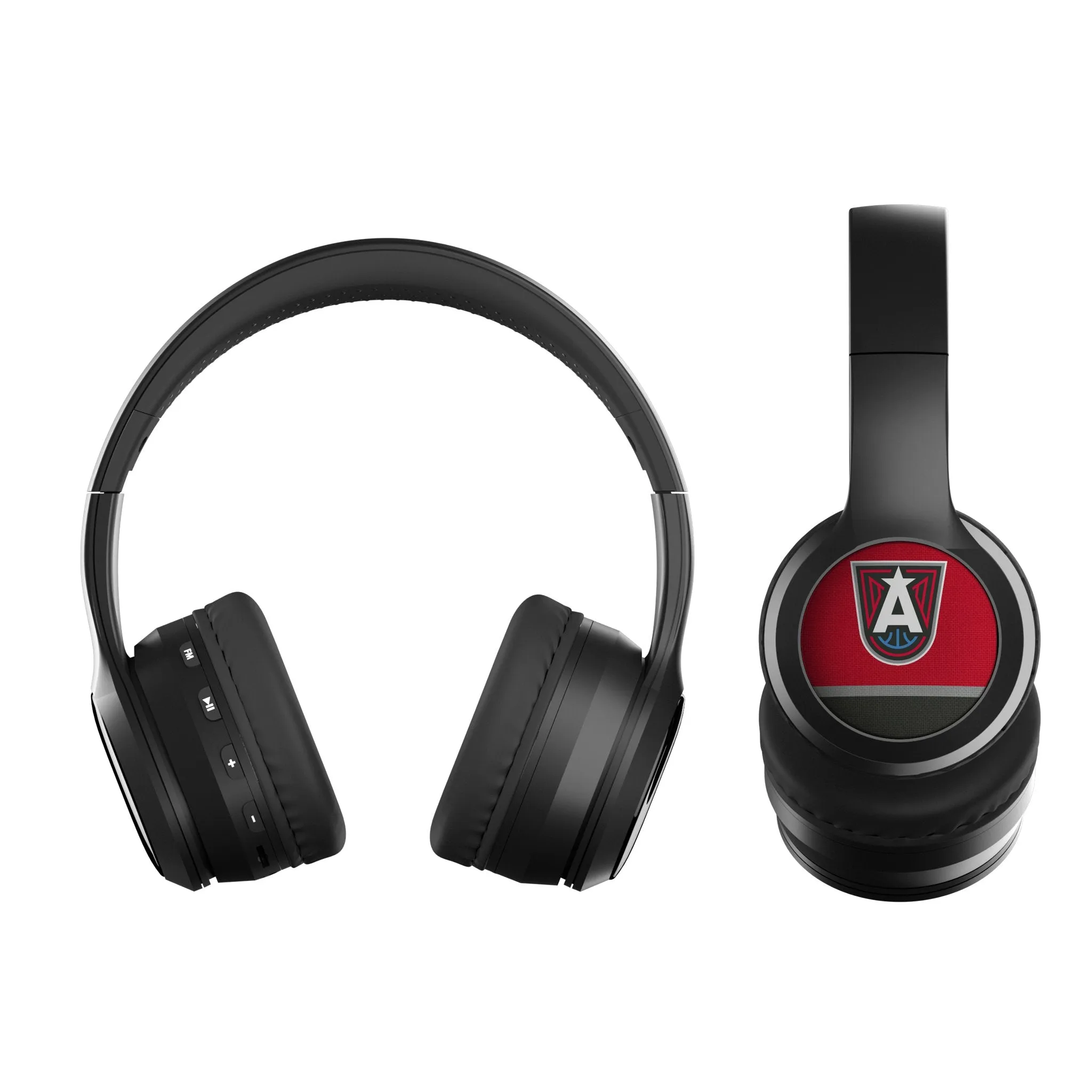 Atlanta Dream Stripe Wireless Over-Ear BT Headphones With Case