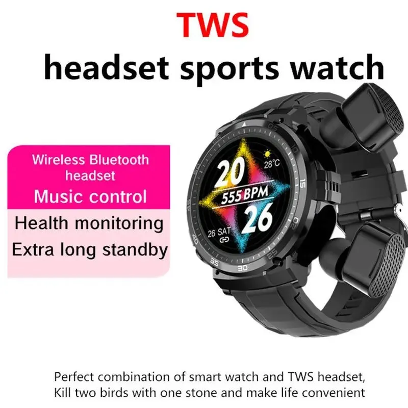 Atongm Tws Kulakiçi M68 Kombo 2'si 1 Arada Spor Akıllı Saat