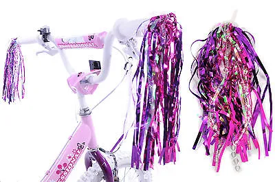 BARBIE TYPE STREAMERS WITH TASSELS GIRLS BIKES GREAT IDEAL PRESENT